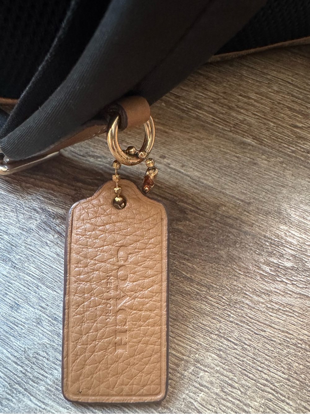 Coach Signature Canvas Backpack Tan Brown Leather Trim Gold Hardware - Picture 3 of 8
